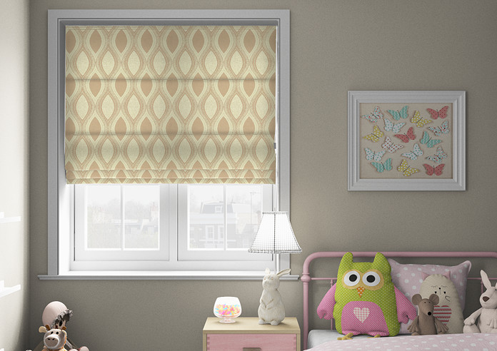 Kasian, Natural - Twist&Fit Roman Blind - Image 3